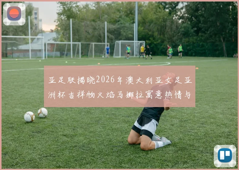 亚足联揭晓2026年澳大利亚女足亚洲杯吉祥物火焰马娜拉寓意热情与活力