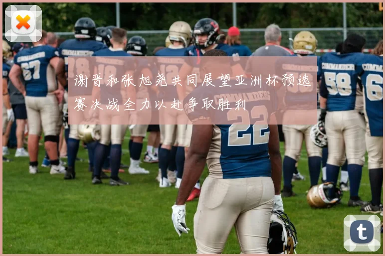 谢晋和张旭尧共同展望亚洲杯预选赛决战全力以赴争取胜利